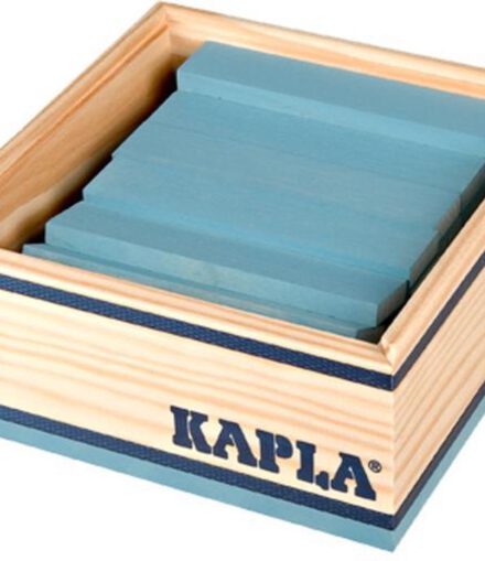 Kapla: Kleur - 40 plankjes - Lichtblauw