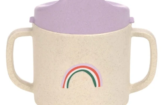 Lässig Tuitbeker / Drinkbeker Happy Rascals Heart Lavender - Image 2