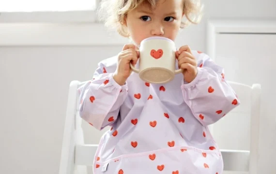 Lässig Tuitbeker / Drinkbeker Happy Rascals Heart Lavender - Image 3