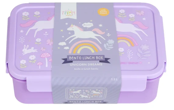 A Little Lovely Compagny Bento lunch box - Unicorn Dreams - Afbeelding 4