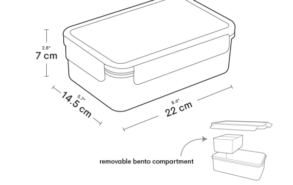 A Little Lovely Compagny Bento Lunchbox Bloementuin - Afbeelding 6