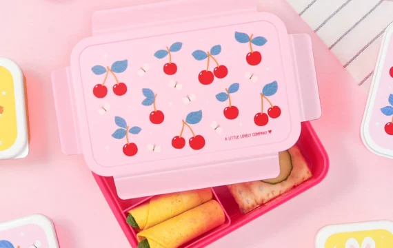 A Little Lovely Compagny Bento Lunchbox Kersen - Afbeelding 2
