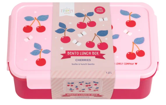 A Little Lovely Compagny Bento Lunchbox Kersen - Afbeelding 5