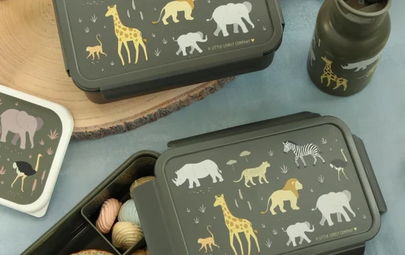 A Little Lovely Compagny Bento Lunchbox Savanne - Afbeelding 2