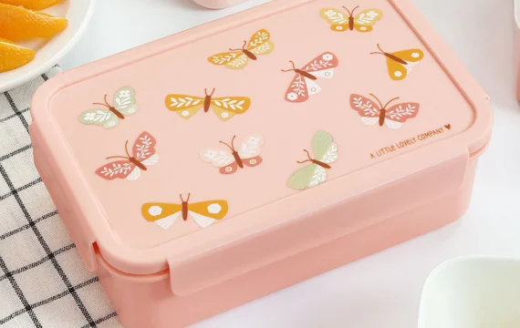 A Little Lovely Compagny Bento Lunchbox Vlinders - Afbeelding 2