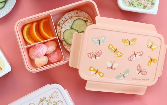 A Little Lovely Compagny Bento Lunchbox Vlinders - Afbeelding 3