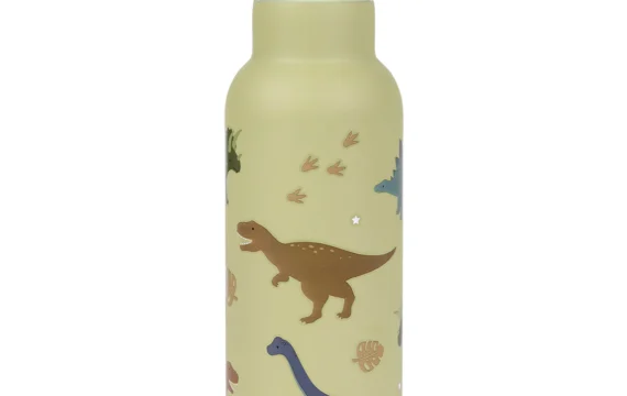 A Little Lovely Compagny RVS Drinkfles 500ml Dinosaurussen