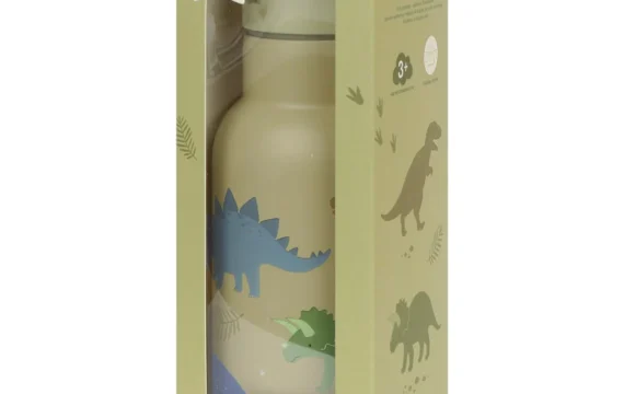 A Little Lovely Compagny RVS Drinkfles Dinosaurussen - Afbeelding 3