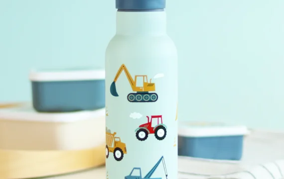 A Little Lovely Compagny RVS Drinkfles 500ml Voertuigen - Afbeelding 2
