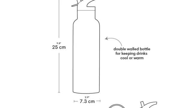A Little Lovely Compagny RVS Drinkfles 500ml Voertuigen - Afbeelding 4
