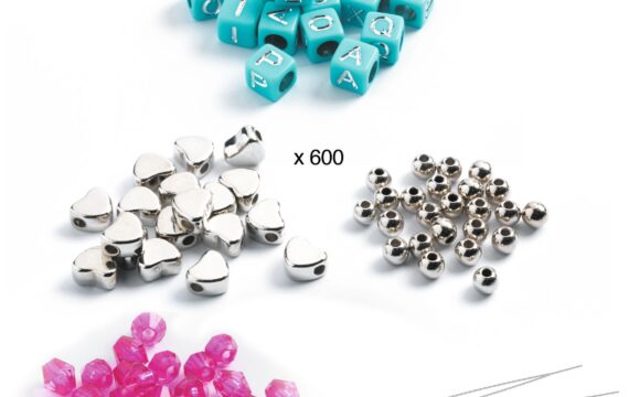 Djeco Alfabet Kralen - Zilver - Afbeelding 4