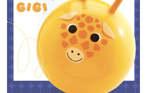 Djeco Skippybal Jumpy Gigi - Afbeelding 2