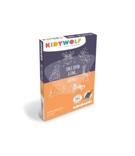 Kidywolf  Extra Kaarten Kidydraw Mini - Animals / Once upon a time