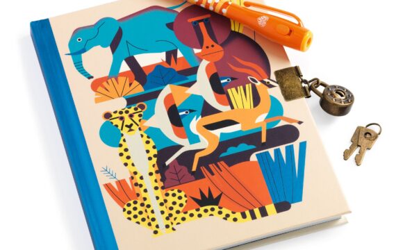 Djeco Dagboek met Slot en Pen - Owen - Afbeelding 2