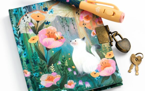 Djeco Dagboek met Slot en Pen - Kendra Poes - Afbeelding 3