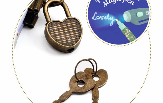 Djeco Dagboek met Slot en Pen - Charlotte - Afbeelding 4