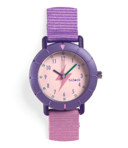 Djeco Horloge Purple Flash