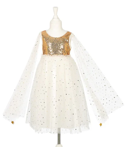 Souza for Kids Jurk Dorianne - Wit/Goud