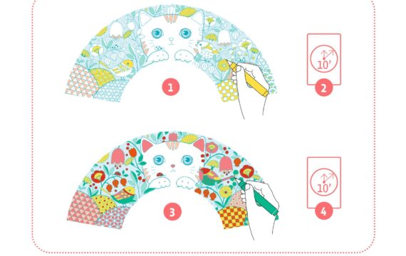 Djeco Do It Yourself - Waaier Koneko - Afbeelding 4