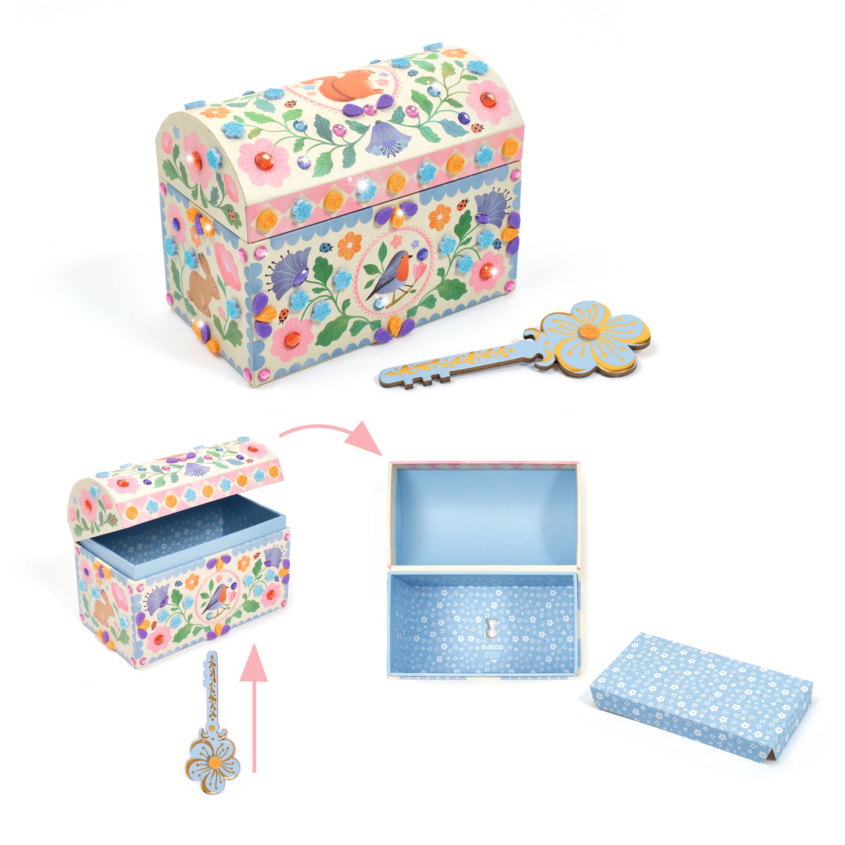 Djeco Do It Yourself - Kostbare Schatten - Afbeelding 5