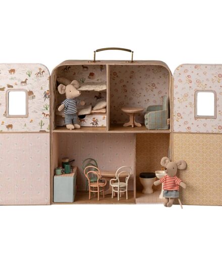 Maileg SuitCasa Koffer - Muis Kleine broer en kleine Zus