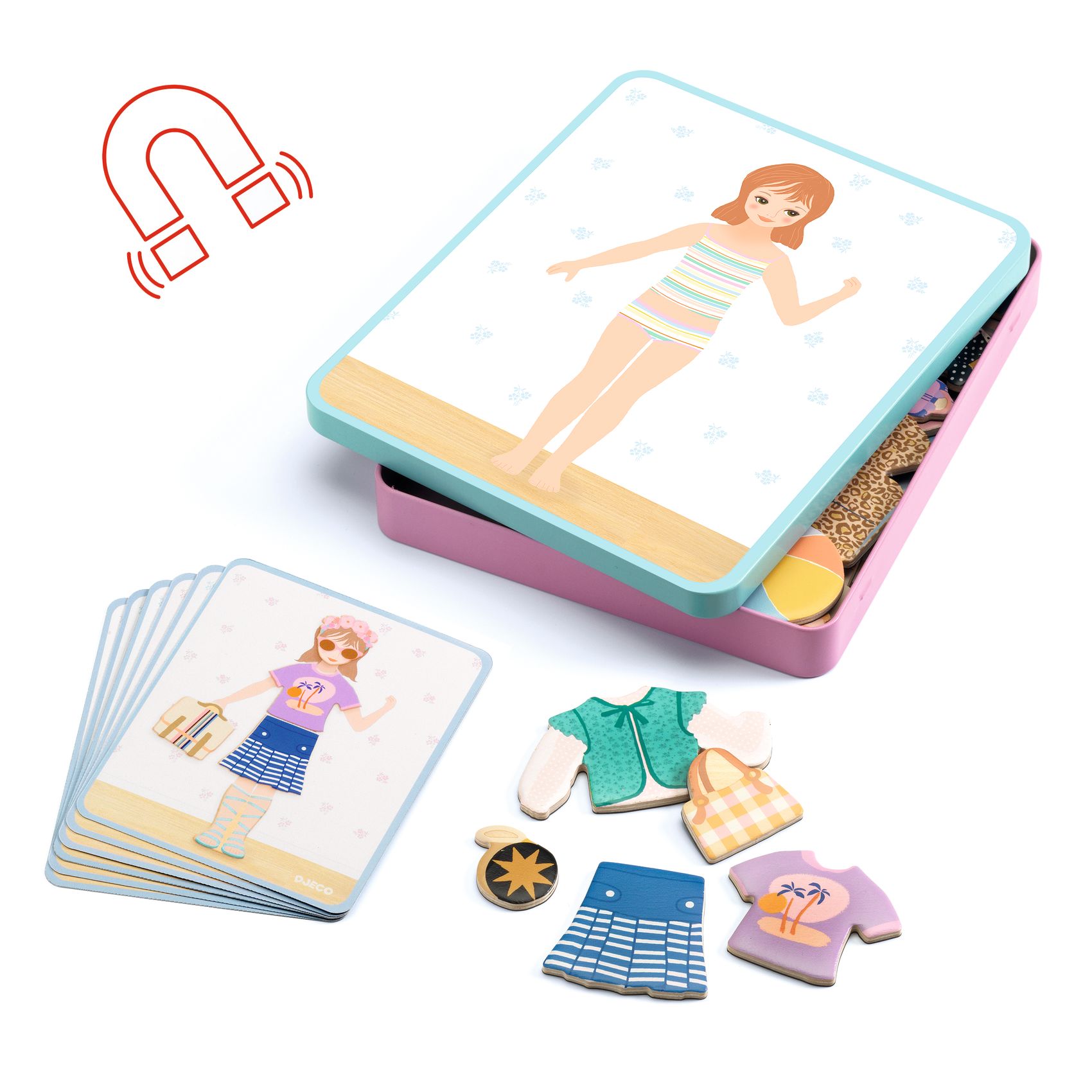 Djeco Magneetdoos Dressing / Aankleden - Afbeelding 5