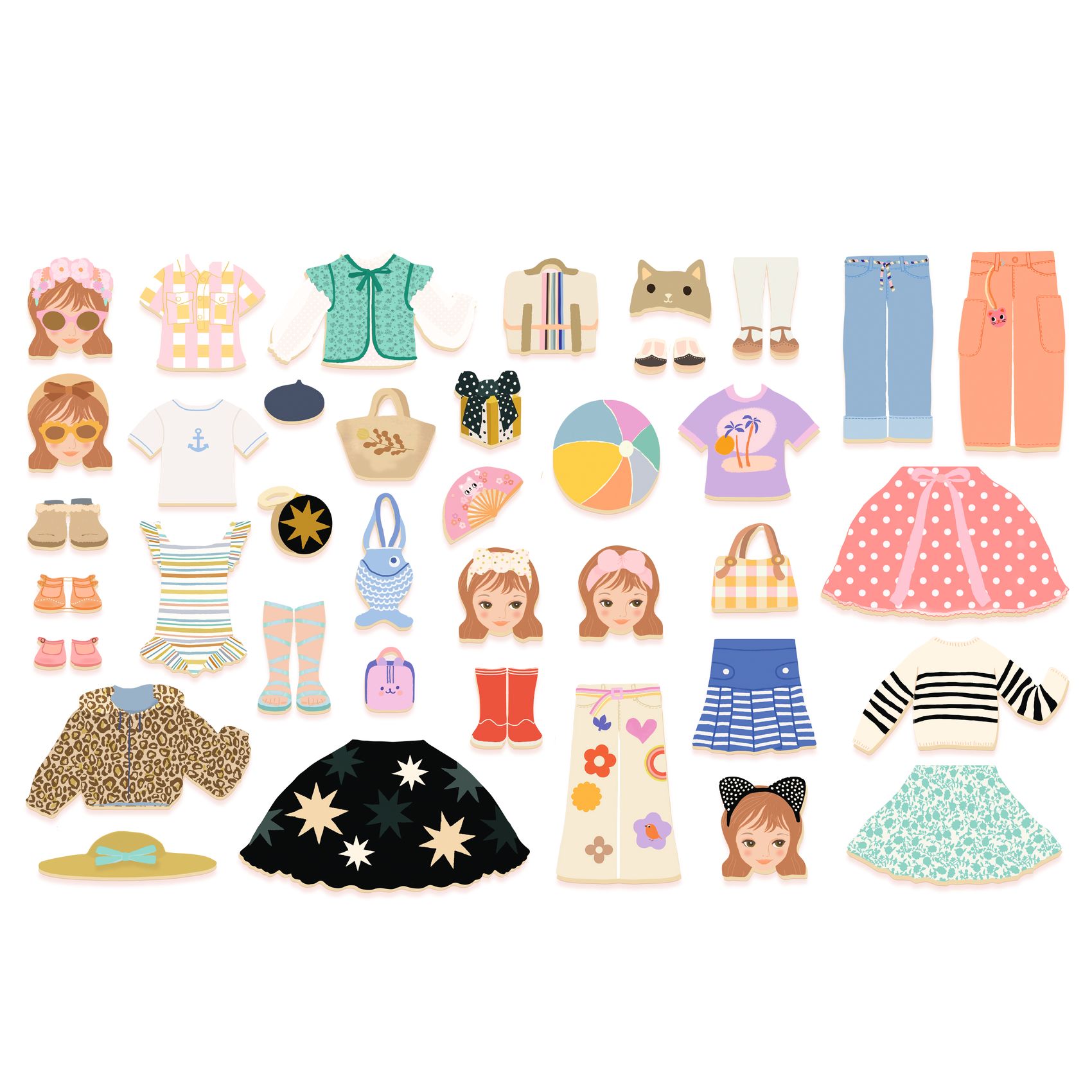 Djeco Magneetdoos Dressing / Aankleden - Afbeelding 6