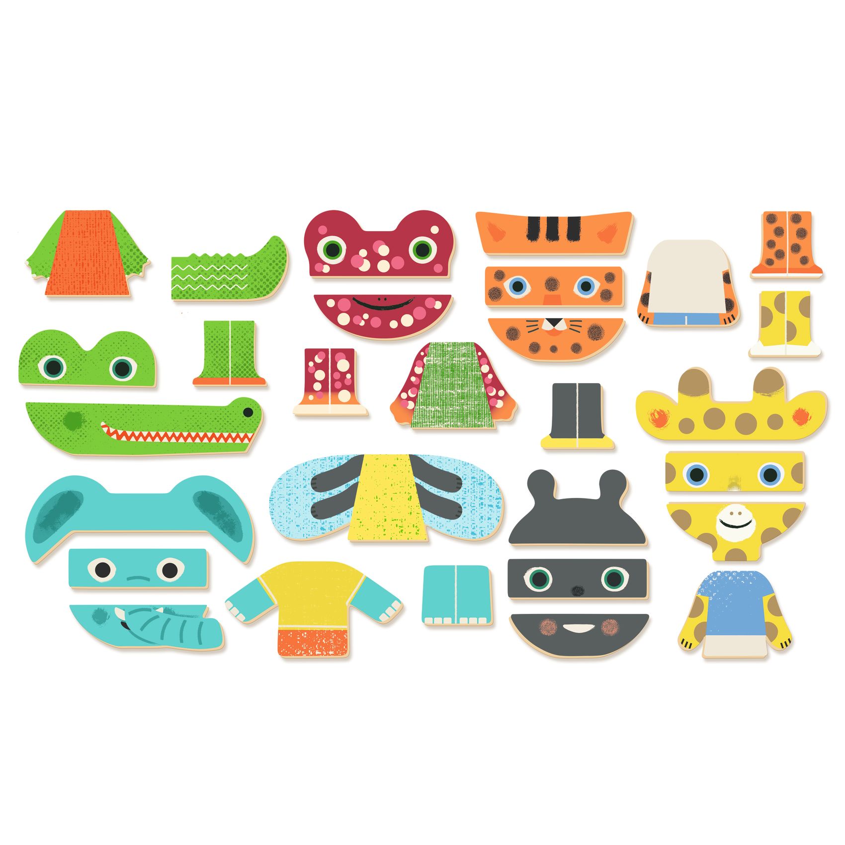 Djeco Magneetdoos Mix-Animals - Afbeelding 6